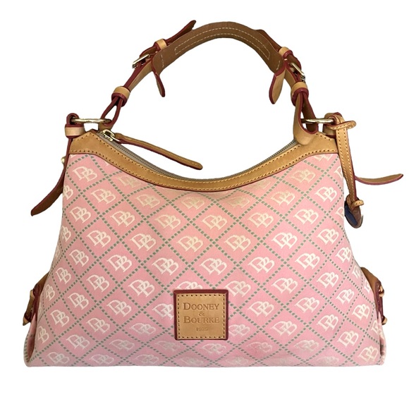 Dooney & Bourke Handbags - Dooney & Bourke East West Signature Print Canvas Satchel.